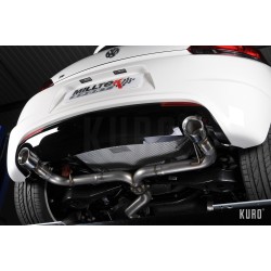 Milltek VW Scirocco R Cat-back Non-resonated