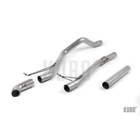 Milltek VW T5 2.0 TDI Long Cat-back Non-resonated