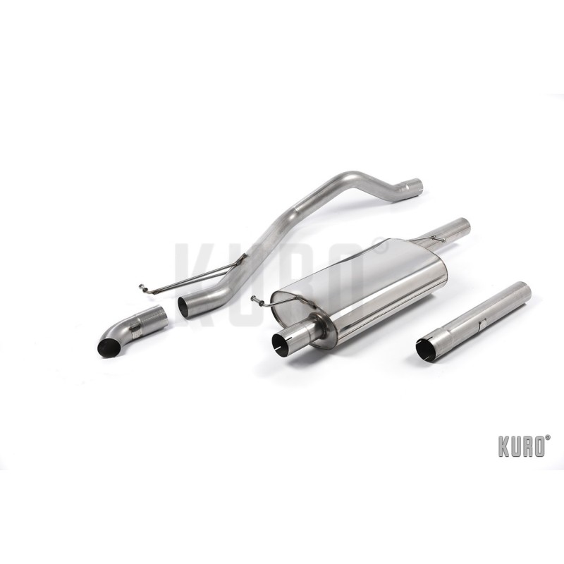 Milltek VW T5 2.0 TDI Long Cat-back Resonated
