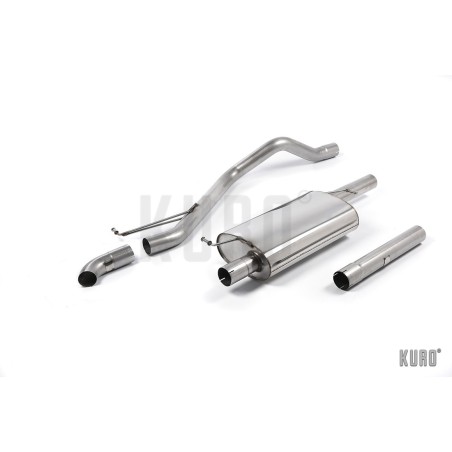 Milltek VW T5 2.0 TDI Long Cat-back Resonated