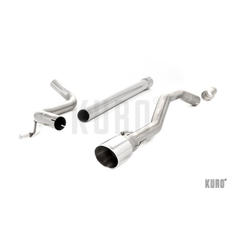 Milltek VW Up! GTI 1.0 TSI Cat-back Non-resonated