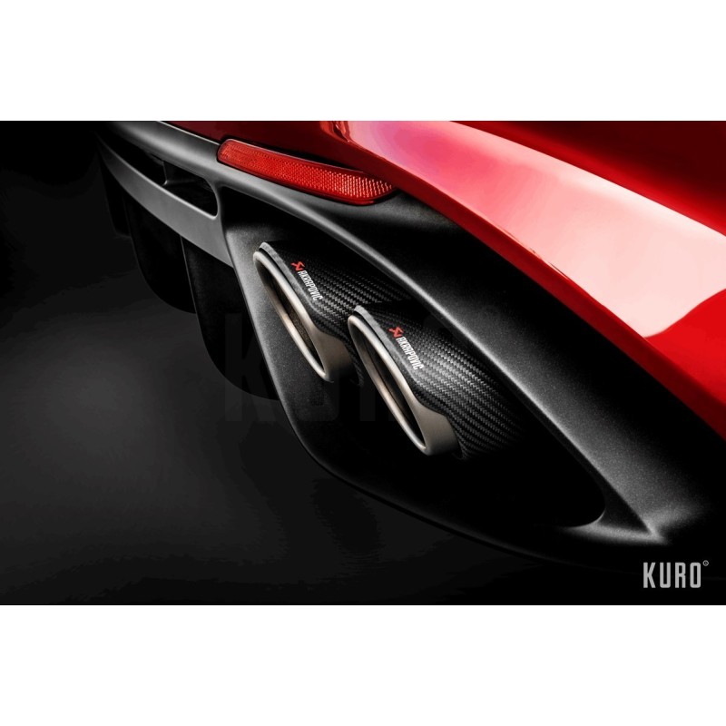 Akrapovič Alfa Romeo Giulia Quadrifoglio Slip-on Line Titanium