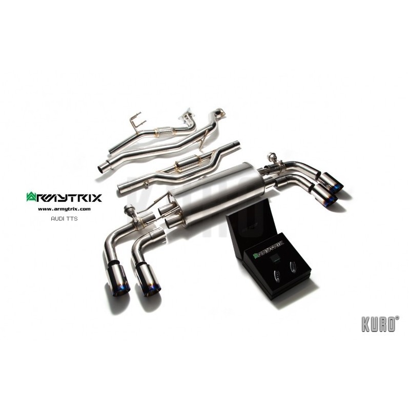 Armytrix Audi TTS MK2 2.0 TFSI Cat-back