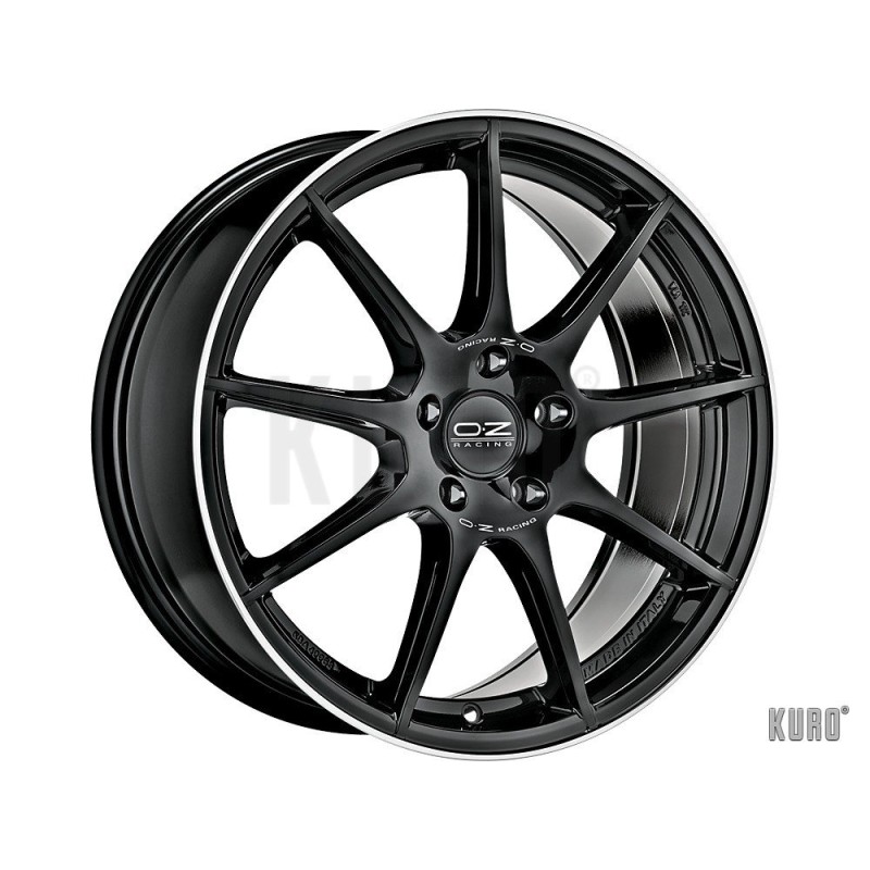 OZ Veloce GT Gloss Black/Diamond Cut