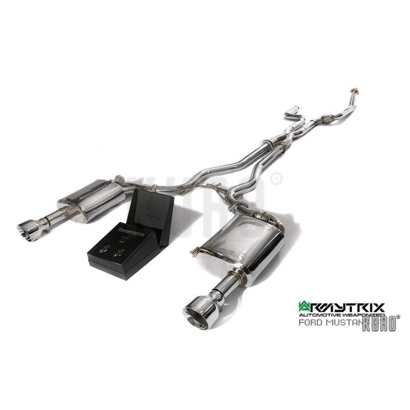 Armytrix Ford Mustang GT 5.0 S550 15-17 Cat-back ValveTronic