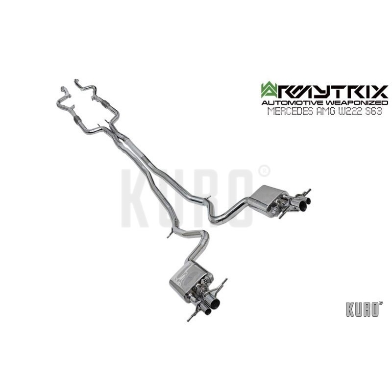 Armytrix Mercedes-AMG W222 S63 Cat-back