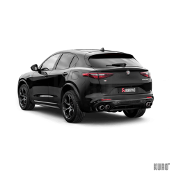Akrapovič Alfa Romeo Stelvio Quadrifoglio Slip-On Line Titanium