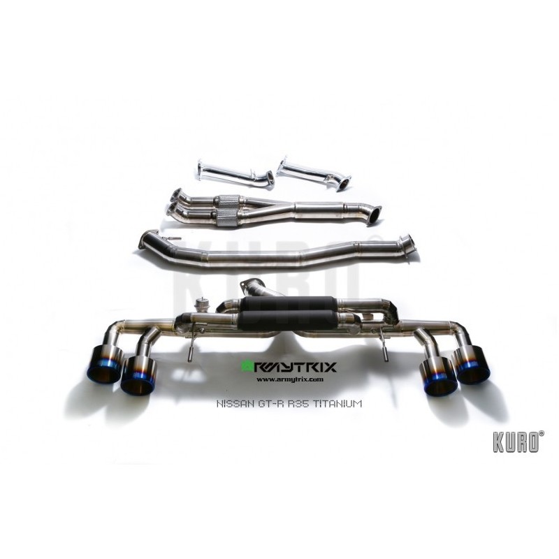 Armytrix Nissan GT-R Cat-back Titanium