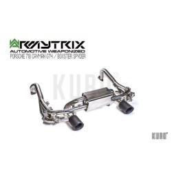 Armytrix Porsche 718 Boxster Spyder GT4 Cat-back