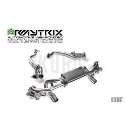 Armytrix Porsche 718 Boxster Spyder GT4 Cat-back