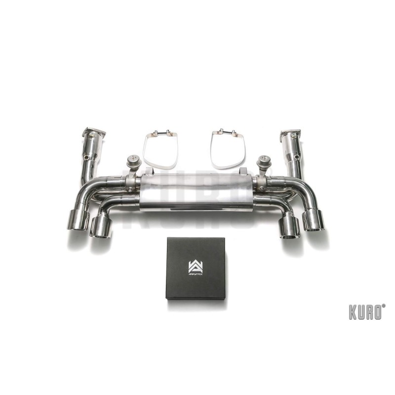 Armytrix Porsche 911 Carrera 991.2 S /4 /4S /GTS Turbo-back Quad Tips