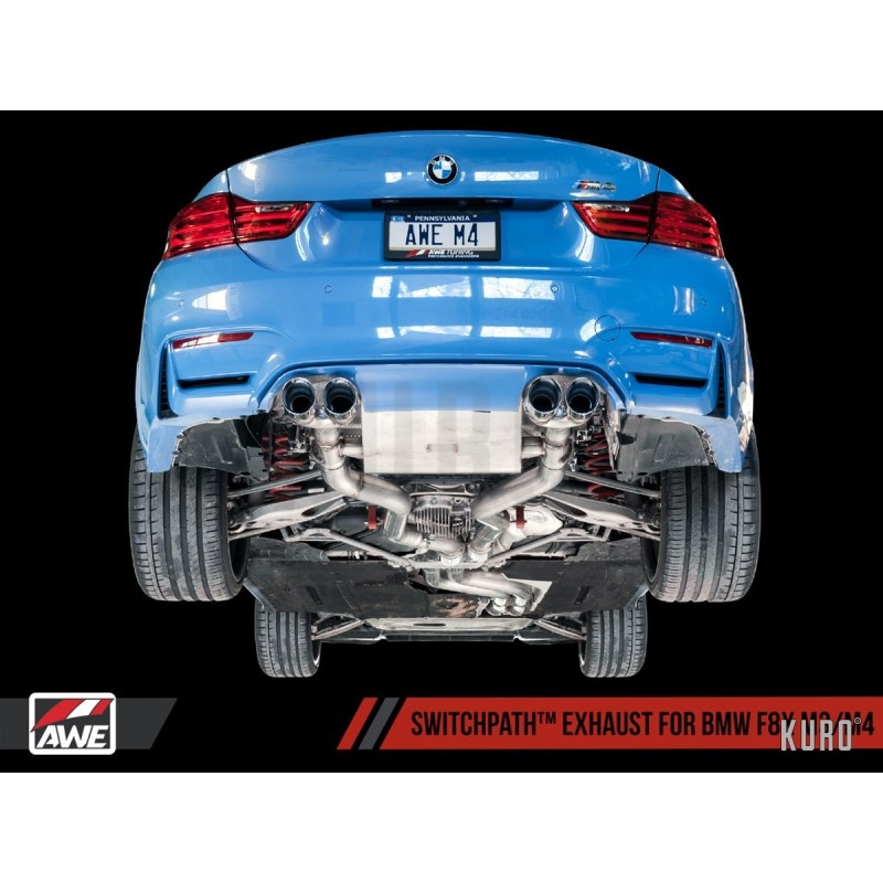 AWE BMW M3/M4 F80/F82 Non-Resonated SwitchPath™