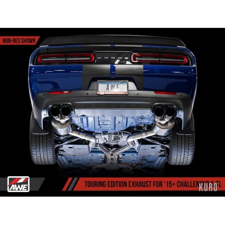 AWE Dodge Challenger R/T 5.7L Non-resonated Touring Edition