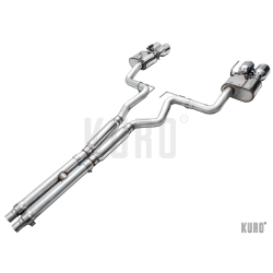 AWE Ford Mustang Dark Horse S650 Cat-back SwitchPath