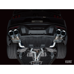 AWE Ford Mustang Dark Horse S650 Cat-back Track Edition