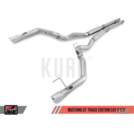 AWE Ford Mustang GT 5.0 S550 15-17 Cat-back Track Edition