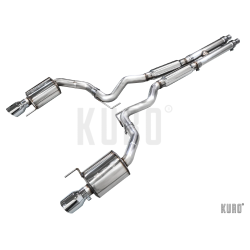 AWE Ford Mustang GT S650 Dual Tip Touring Edition