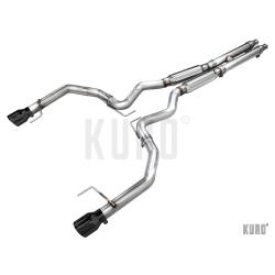 AWE Ford Mustang GT S650 Dual Tip Track Edition