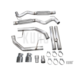 AWE Ford Mustang GT S650 Dual Tip Track Edition
