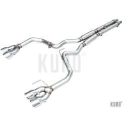 AWE Ford Mustang GT S650 Quad Tip Track Edition