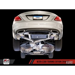 AWE Mercedes C200 / C250 / C300 W205 Cat-back Touring Edition