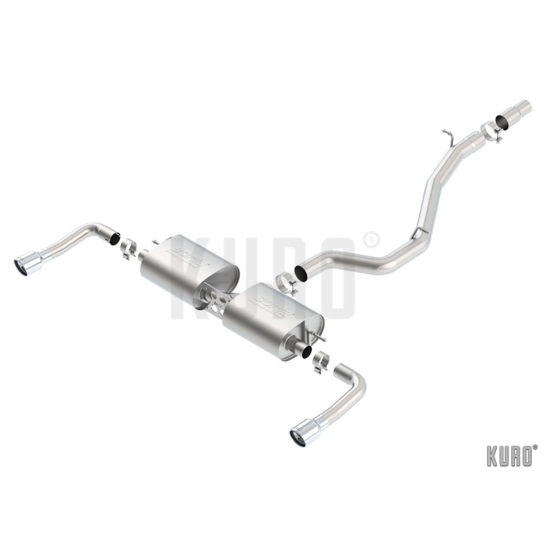 Borla Audi A3 8V 2.0 TSI Quattro Cat-back