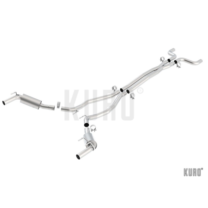 Borla Chevrolet Camaro SS 2010-13 Cat-back (bez końcówek)