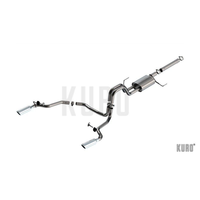 Borla Ford F-150 21+ 3.5L Powerboost Cat-back (Dual)