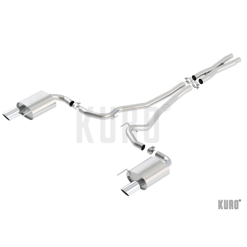 Borla Ford Mustang GT 5.0 S550 15-17 Cat-back 2.5"