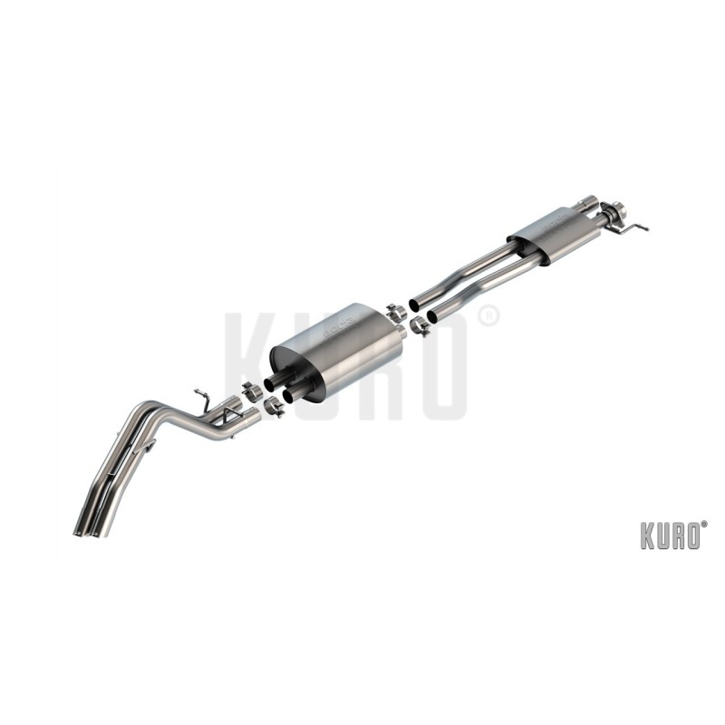 Borla Ford Ranger 2.7L Cat-back High Clearance 2024+