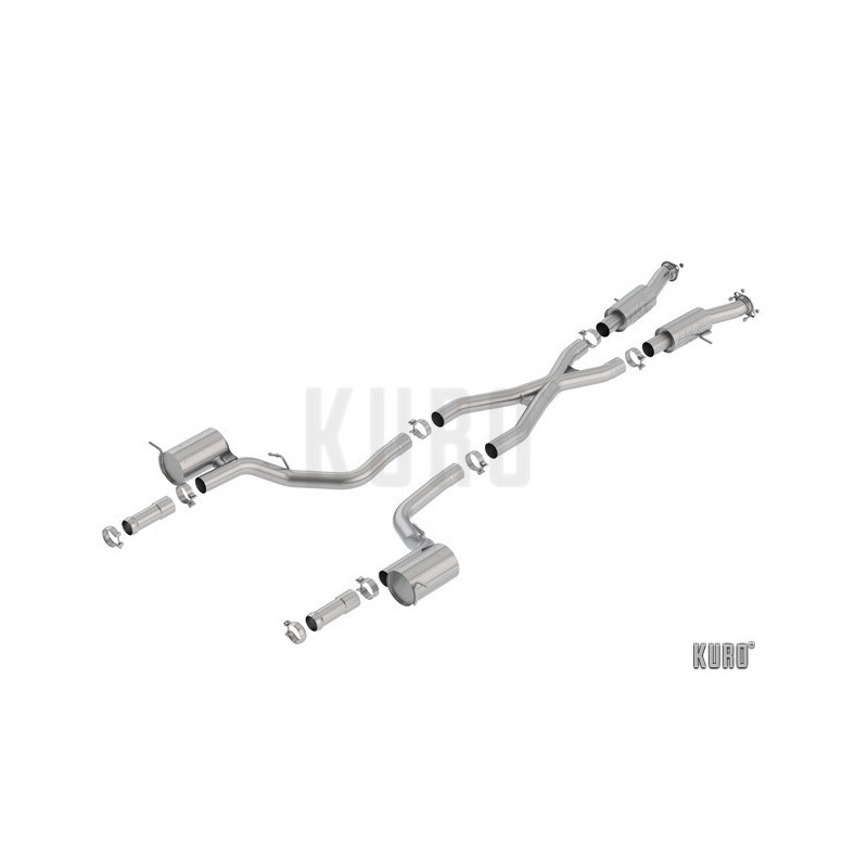 Borla Jeep Grand Cherokee WK2 Trackhawk Wydech Cat-back