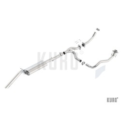 Borla Jeep Wrangler JK V6 2012+ 3d Cat-back "Climber"