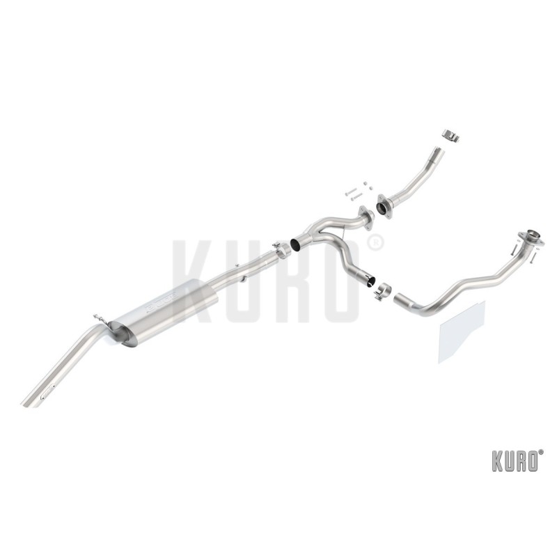 Borla Jeep Wrangler JK V6 2012+ 3d Cat-back "Climber"