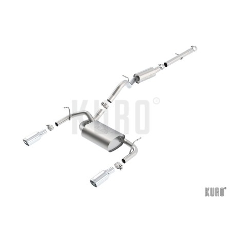 Borla Jeep Wrangler JK V6 2012+ 3d Cat-back Dual Exit