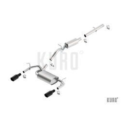 Borla Jeep Wrangler JK V6 2012+ 3d Cat-back Dual Exit
