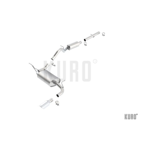 Borla Jeep Wrangler JK V6 2012+ 3d Cat-back Single Exit