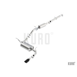 Borla Jeep Wrangler JK V6 2012+ 3d Cat-back Single Exit