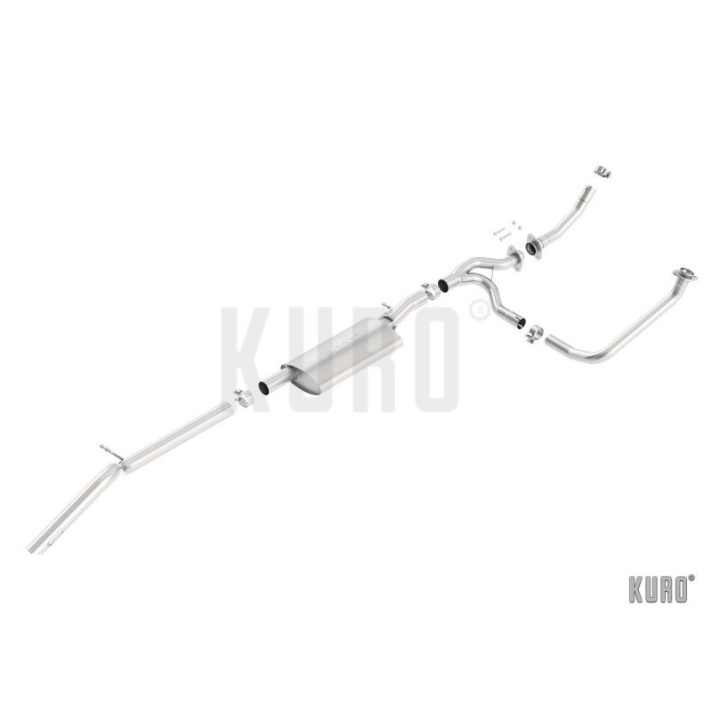 Borla Jeep Wrangler JK V6 2012+ 5d Cat-back "Climber"
