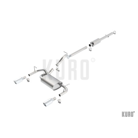 Borla Jeep Wrangler JK V6 2012+ 5d Cat-back Dual Exit