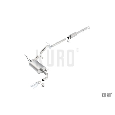 Borla Jeep Wrangler JK V6 2012+ 5d Cat-back Single Exit