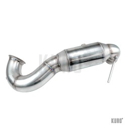Bull-X Downpipe 3,5" for Mercedes AMG A45, CLA45 and GLA45 models