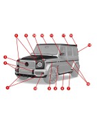 Mercedes G-class (W463A) INFERNO LIGHT