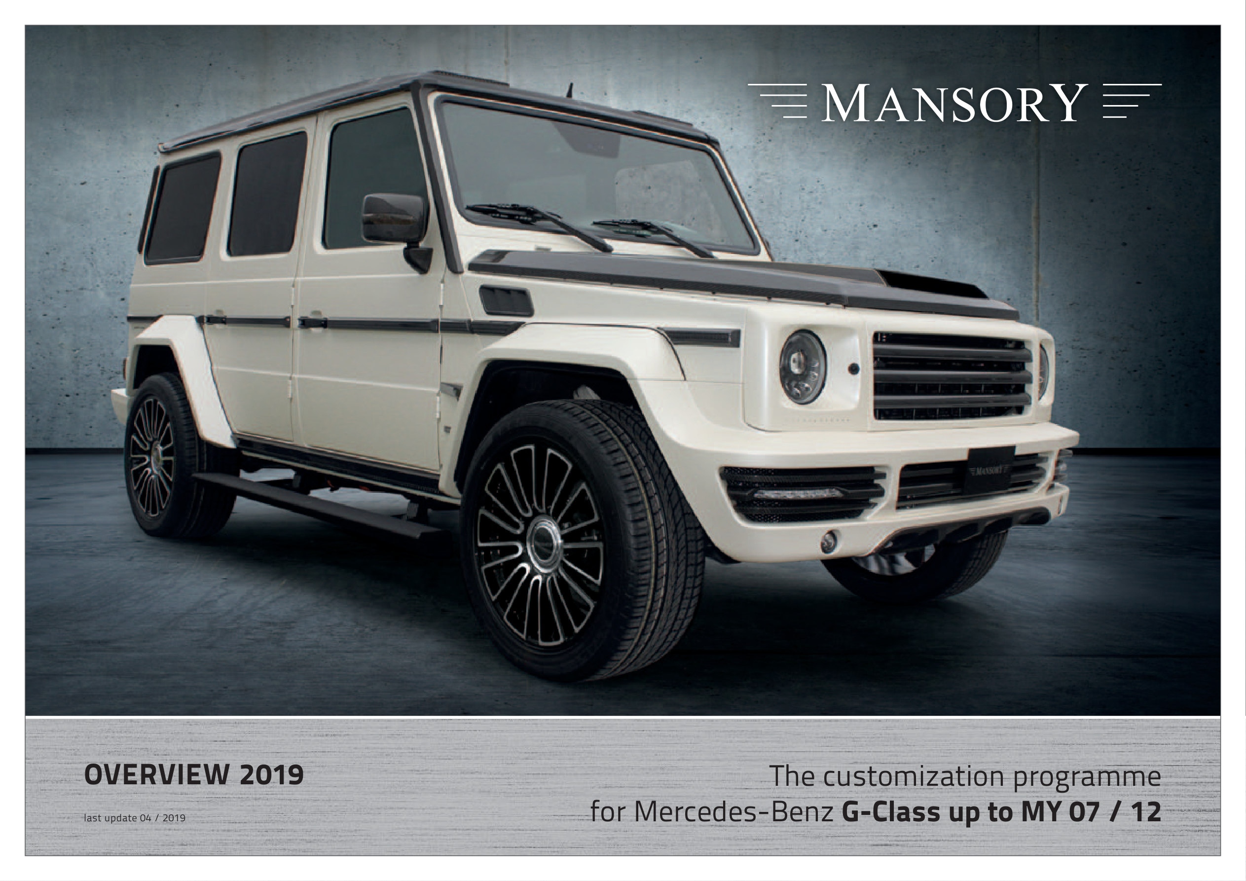 MANSORY G-Model Soft Kit till 07 - 2012